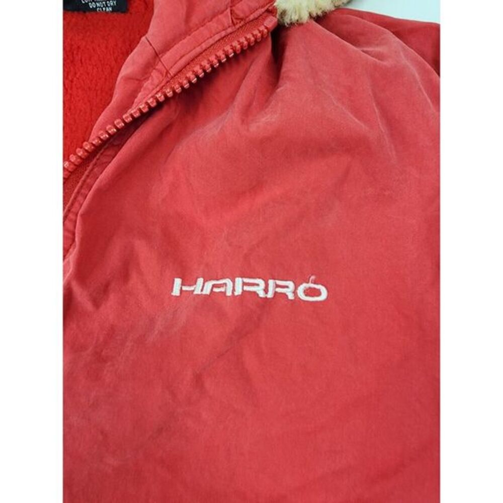 Harro Australia Fleece Fake Fur Hoodie Jacket Women's Size‎ 10 Red - Picture 2 of 14